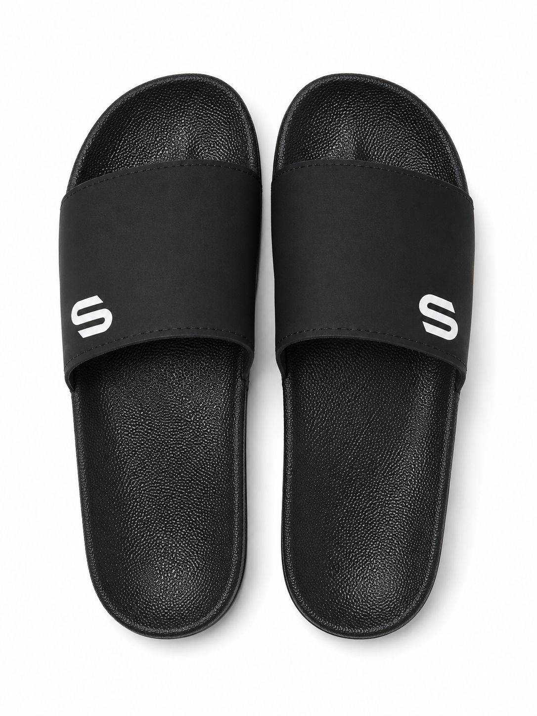 Mikoto signature slide sandal in black